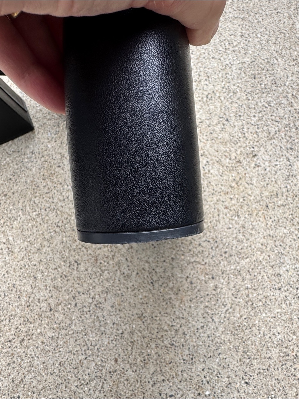 Black Platform Block-Heel Mid-Calf Boots - Picture 3 of 3